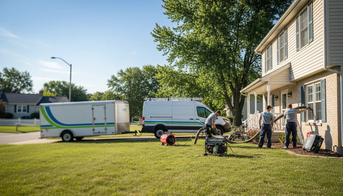 Flooded Basement Restoration And Cleanup With Repair in Marne, IA near me